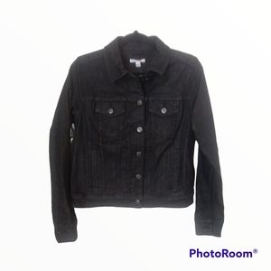 Black Denim Jean Jacket